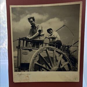 Vintage Black and White Photograph